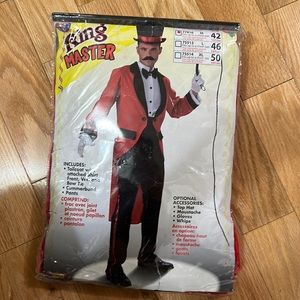 Ring master men’s costume size medium